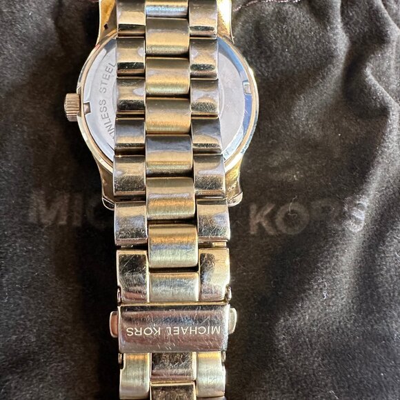 Michael Kors Wrist Watch Gold Tone Bezel Set with Crystals Tiger Pattern MK-5126 main image 7
